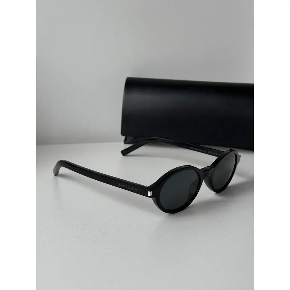 NEW Saint Laurent SL751 Jeanne Black Oval Sunglasses